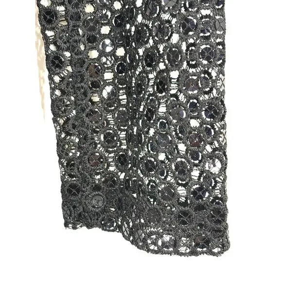 NWOT Designer Lily Pulitzer Black Sequin Aaliyah Dress Size 4 - Picture 6 of 16